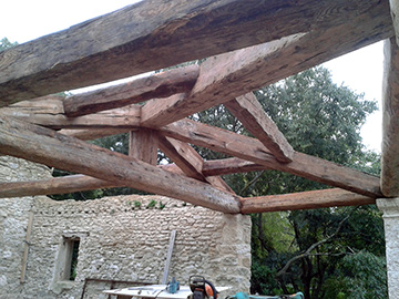 Réalisation d'une terrasse couverte